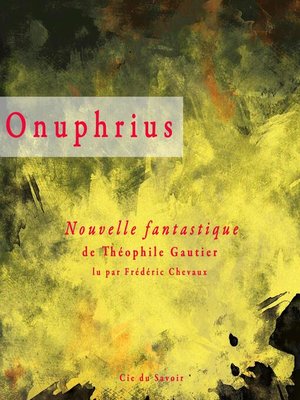 cover image of Onuphrius, une nouvelle fantastique